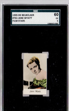 Jane Wyatt  Graded  60% Film Stars De Beukelaer Cigarette Card 2. x1