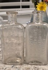 Antique 1900s Albion Maryland Whiskey Lamdin Thompson & Co Baltimore Md. bottles picture