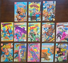 DC Superman Comic Lot 13 Books 1983-1985 Action Superboy World's Finest Vintage picture