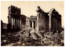 Lebanon, Baalbek, Temple of Jupiter Vintage Albumen Print Albumen Print 1 picture