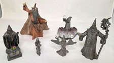 Perth Pewter Figurine Lot Unicorn Wizard FA84 Ray Lamb Keeper 3046 Spoontiques++ picture