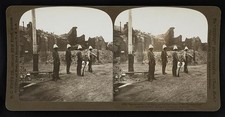 Kingston Jamaica 1907 Native Soldiers Ruins Business District Disaster picture