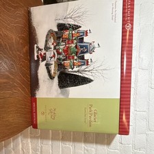 Dept 56 North Pole series glacier park pavilion Animated Ice Skating Rink picture