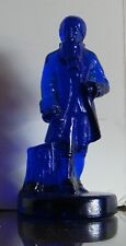 Boyd Art Glass Cobalt Colonial Man #8 Ltd Ed 4.25