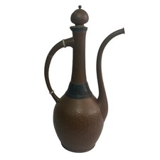 Gorham Co E40 Antique 1883 Hammered Copper Mixed Metal Coffee Pot Japonisme picture