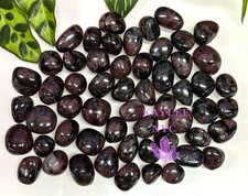 Wholesale Lot 2 Lbs Natural Garnet Astrophyllite Tumble Crystal Healing Energy picture