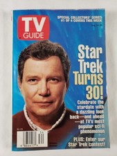 TV Guide August 24 - 30, 1996 Star Trek Turns 30 William Shatner 1 of 4 Covers picture