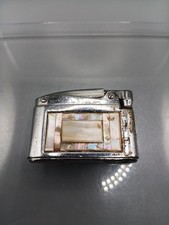 Vintage Queen Star Mother of Pearl Inlaid Lighter picture