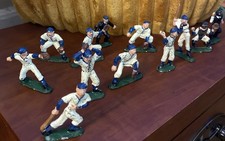 Vtg Lot 12 Baseball 30s 40s Lead Aluminum Toy Player Figurine Hand Painted Ump picture