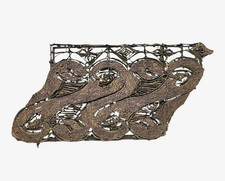 Antique Indonesian Copper Batik Textile Stamp. Asian Textile Collectibles  picture
