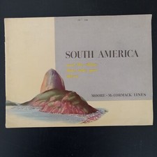 S.S. BRAZIL SS ARGENTINA SS URUGWAY Moore-McCormack Lines 1949 Brochure picture