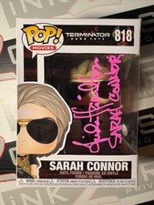 Linda Hamilton Autograph Signed Sarah Connor Funko Pop ACOA - Terminator picture