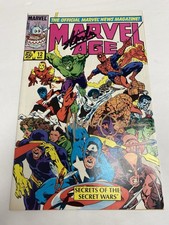 Marvel Age #12 Signed Stan Lee & Michael Zeck Preview Black Costume Pre 252 NM- picture