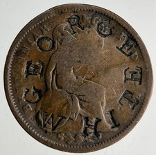 1844 Victoria One Third 1/3 Stamped Farthing Coin | Collectable Grade picture