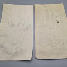 1970-80s Vintage Lot Of 2 Blank Canvas Bank Bags picture