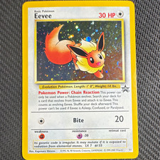 1999 Pokémon Eevee Black Star Promo Swirl picture