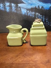Vintage Belaverra Cream Pitcher And Sugar Bowl picture