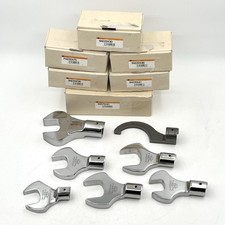 Genuine Tohnichi Japan 7pc Lot Wrench Heads SH19 SH22 SH27 Open End FH22 Spanner picture