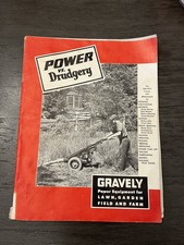 Vintage Collectible Gravely Power Equipment Catalog 1953 Power Vs Drudgery picture