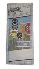 Vtg Champion Map Columbia South Carolina Richland Lexington Counties Road Map picture