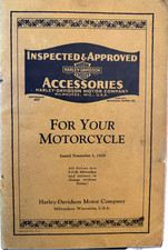 1928 Harley-Davidson Inspected & Approved Dealer Booklet – Original Factory Lite picture