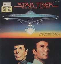 Vintage 1979/1983 STAR TREK THE MOTION PICTURE Read-Along Book & Cassette  picture