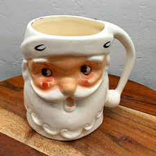 Vintage Norcrest Santa Christmas Mug Japan Kitschy  picture