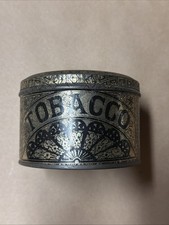 1876 Navy Collar  “Tobacco” Tin - Made in Troy, NY - Military History  picture