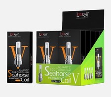 4PCS Seahorse Coil V Replacement - Quartz See Through picture