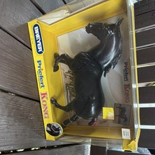 Breyer Priefert Ranch Equipment KONG Black Rearing Horse Model, Plastic picture