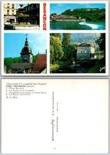 Continental Besancon France Landmarks Postcard picture