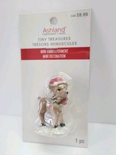 Ashland Tiny Treasures Reindeer Vintage Look Retro Style Dollhouse Miniature New picture