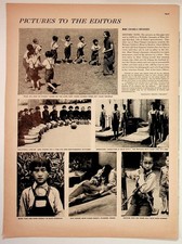 1930s Mme Chiang's Refugees China WWII Era Magazine Page Ephemera Hankow picture