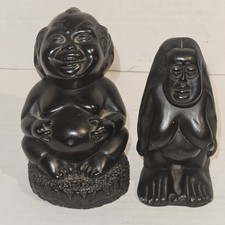Vintage Pair Of Coco Joe's Hawaiian Figurines picture