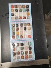 Wholesale Bulk Lot 60 Pcs Gemstone Eggs (3 Packs of 20) Polished Crystal... picture
