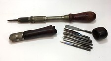 Vintage Millers Falls, Mass. Push Drills - Jan 14th, 1866 & No.61A Mar 30, 1926 picture