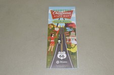 Oklahoma Route 66 2025 2026 State Travel Map street road highway folding paper picture