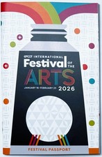 Epcot Festival of the Arts Passport 2026 Booklet Quick Ship Walt Disney World picture
