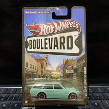 Hot Wheels 2012 Boulevard '71 Datsun Bluebird 510 Wagon with Protector picture
