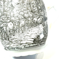 SNOHOMISH WA WASHINGTON Souvenir Art OLD WAY Tea Cup by Wheelock G.D. HORTON picture