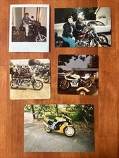 Vtg Found Photo Motorcycle Lot of 5 Various Photos 80s 90s picture