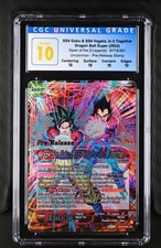 Dawn of the Z-Legends #BT18-001 SS4 Goku & SS4 Vegeta, in it Together CGC 10 picture