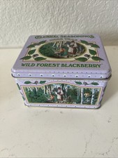 Vintage Celestial Seasonings Herb Teas Tin Wild Forest Blackberry – 1992 picture
