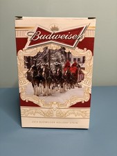 2013  Anheuser Busch AB Budweiser Holiday Christmas Beer Stein NIB picture