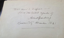 Renowned Violin Prodigy Albert Spalding Autograph picture
