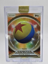 2025 Topps Disney Pixar Gold #PP-2 Perfection Pixar Ball Orange /25 Encased RARE picture