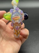Mini Pink Mushroom Sherlock With Purple And Slime Accents  picture