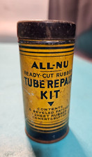 Vintage All-Nu Tube Repair Kit Advertising Tin Complete Kit picture