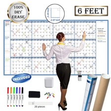 Large Dry Erase Wall Calendar - 38