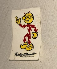 Vintage NOS Reddy Kilowatt Temporary Tattoo Advertising Utilities Power Electric picture